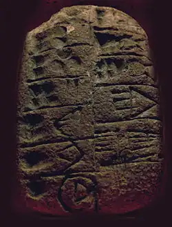 Tablillas de arcilla Mesopotamia 3200 a. C.