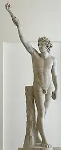 Dadóforo Ludovisi en el palacio Altemps.
