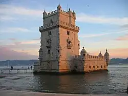Torre de Belém en Lisboa.