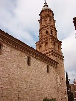 Torre de la iglesia de Nuestra Señora los Ángeles o de la Asunción de Nuestra Señora.(Burbáguena)