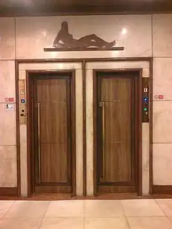 Decoración de los ascensores