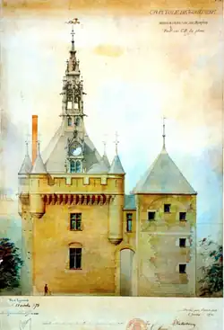 La Torre de Archivo y la Torre de la Vis entre 1873 y 1885