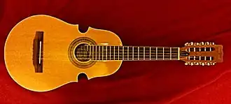 Traditional style cuatro of Puerto Rico