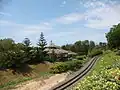 Vías del tren desde China hacia México.