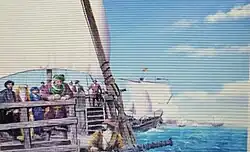 Traslado de Boabdil a su exilio africano