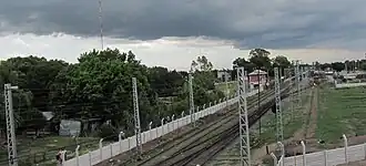 Vías de la Estación Bosques.