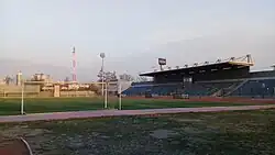 Tribuna sur del estadio.