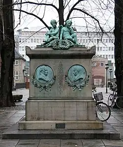 Monument to Ewald and Wessel: Otto Evens (1879)