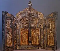 Tríptico de la abadía de Florennes (1200-1210), Museos Reales de Arte e Historia, Bruselas