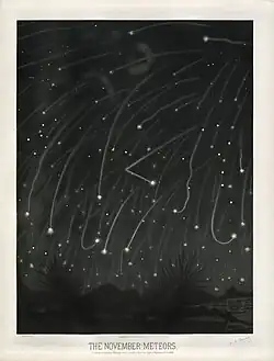 Lluvia de las Leónidas, 1868