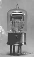 Prototipo del tubo de radio Tungsram H2 datado en 1916