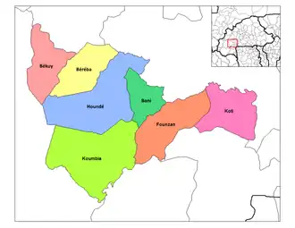 Departamentos de Tuy.