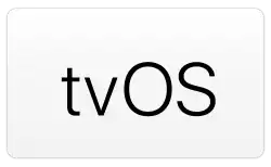 Logotipo de tvOS