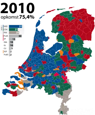 Elecciones generales de los Países Bajos de 2010