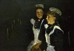 Georg Hendrik Breitner (1890): Dos sirvientes, Museo Teylers Haarlem.