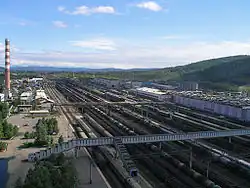 Estación de ferrocarril.