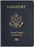 Pasaporte estadounidense.