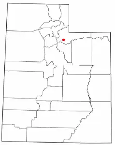 Localización de Oakley, Utah