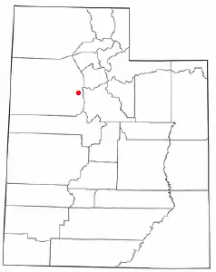 Localización de Ophir, Utah