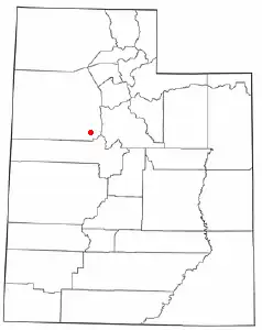 Localización de Vernon, Utah