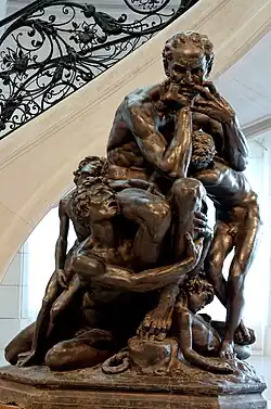 Ugolino (escena del Infierno de Dante), de Carpeaux,
