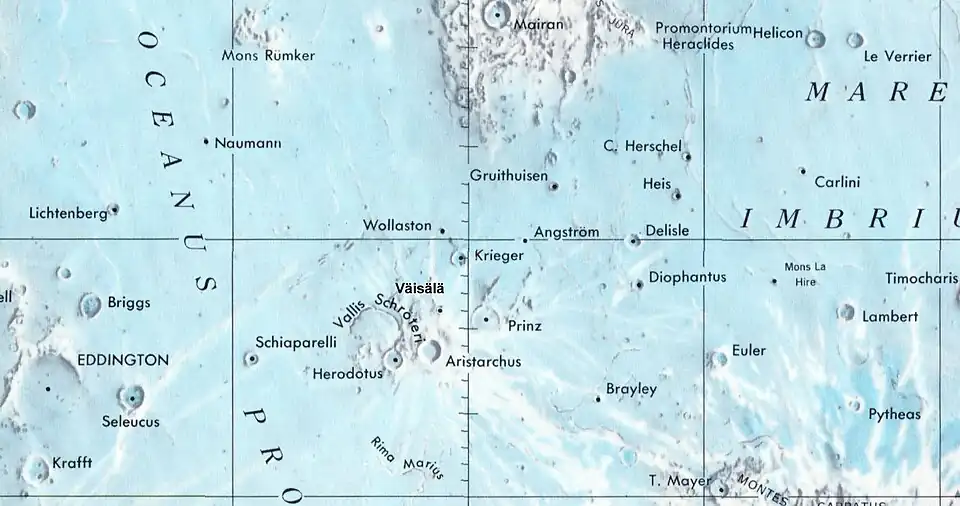 Localización de Väisälä (centro de la imagen)
