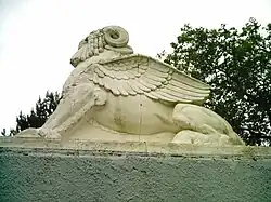 Una estatua del velódromo