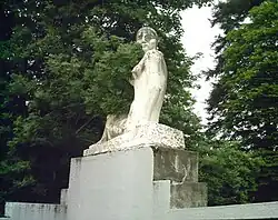 Una estatua del velódromo