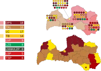 Elecciones parlamentarias de Letonia de 1995