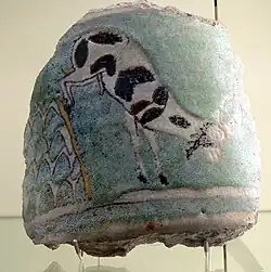 Vasija decorada con ibix ca. 700&nbsp;a.&nbsp;C.