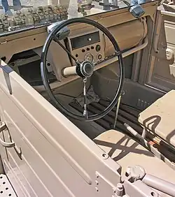 Interior del vehículo.