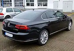 VW Passat B8 vista posterior