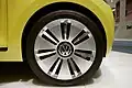 Prototipo Volkswagen e-up!, rueda de aleación.
