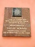 Placa conmemorativa revelada el 16 de marzo de 2017 en Olomouc[61]​[62]​[63]​