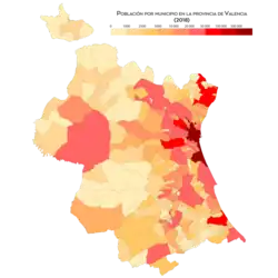 Población por municipio (2018)