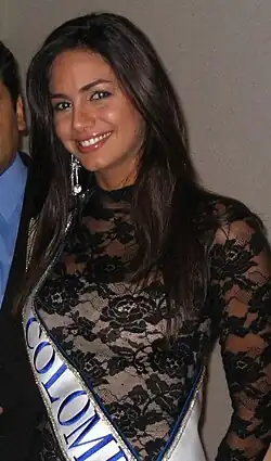 Señorita Colombia 2005 Valerie Domínguez &nbsp;Atlántico.