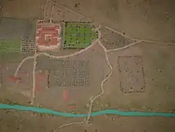 Maqueta de la Villa romana de Almenara.