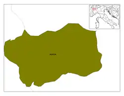 Provincias del Valle de Aosta.