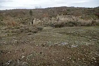 Berrocal donde se distribuyen las sepulturas