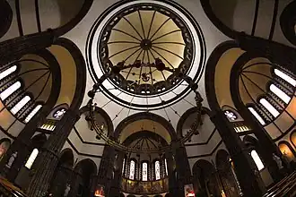 Vista de las bóvedas y cúpula