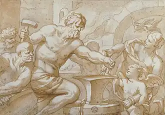 Venere e Cupido nella fucina di Vulcano, New York, Metropolitan Museum of Art