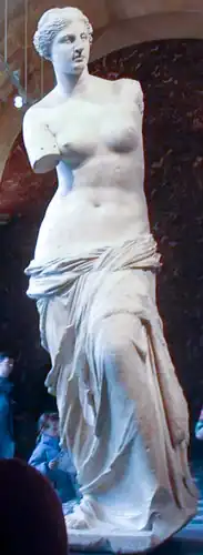 La Venus de Milo muestra una forma serpentinata.