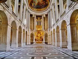 Capilla del Palacio de Versalles (1689-1710), de Jules Hardouin-Mansart y Robert de Cotte