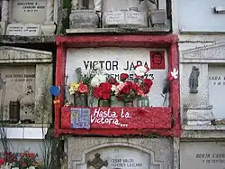 Nicho de Víctor Jara.