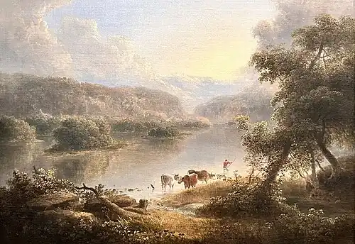 View of the Delaware Water Gap, 1827, Museo de Shenandoah Valley