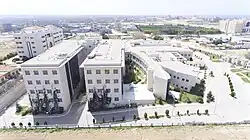 Vista del hospital desde el norte