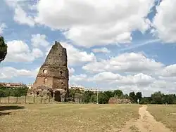 La parte del parque, donde se encuentra el "Tor de' Schiavi".