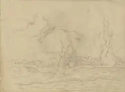 F1541r Paisaje con cipreses, Museo Van Gogh