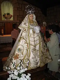 Virgen de la Encina en su ermita