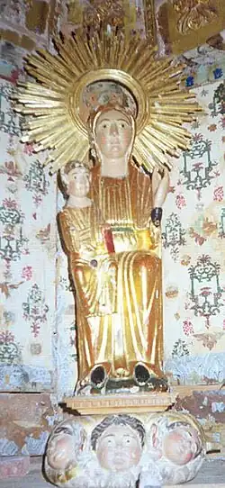 Virgen de Marcuello, una imagen del tipo sedes sapientiae del siglo XIII